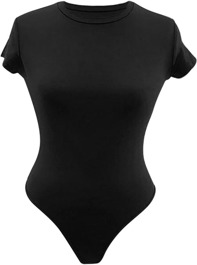 Bodycon Une Pièce, Col Rond, Basique femme