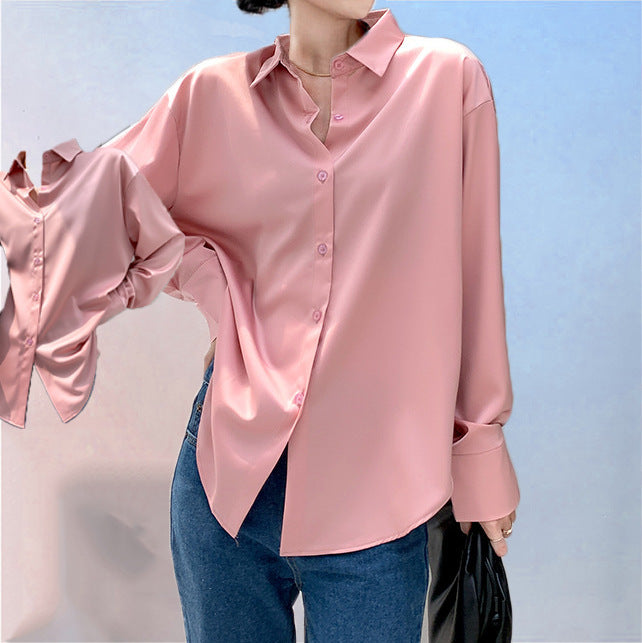 Élodie Lavin | Blouses en satin chic