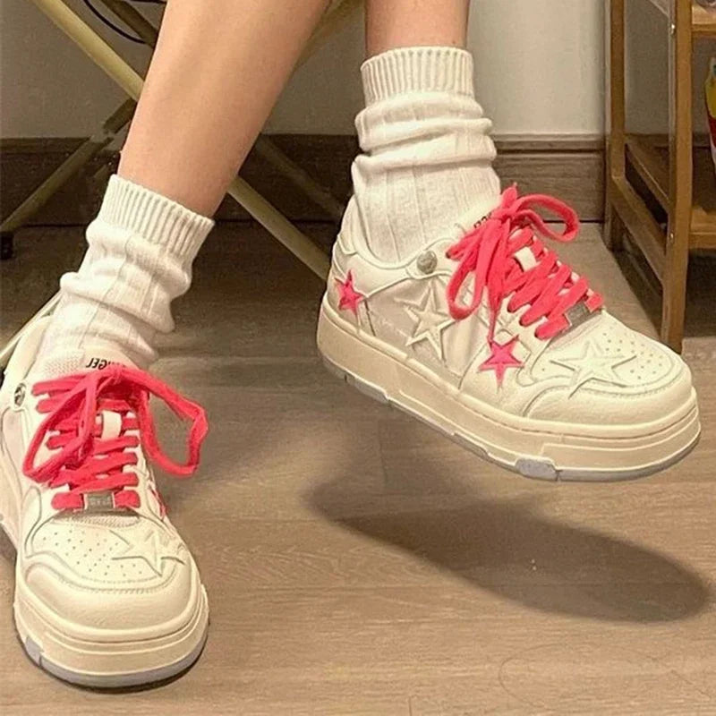 Sneakers Casual Femme Étoilées