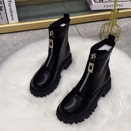 Bottes Noires Élégantes pour Femme