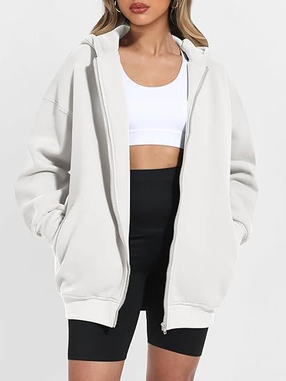 Sweatshirt Zippé à Capuche pour Femme 2024